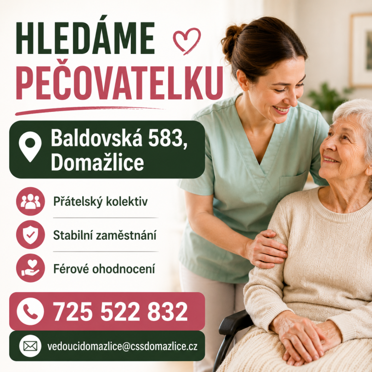 hledáme pečovatelský personál